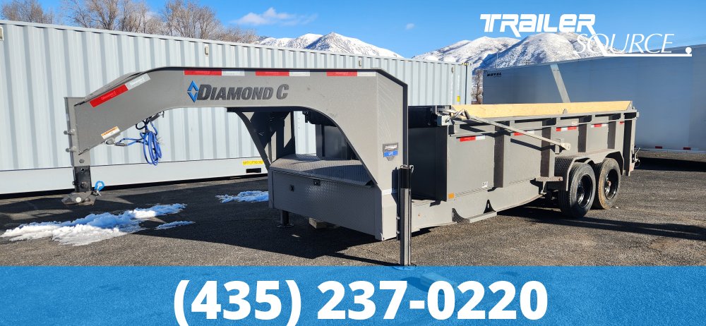 7x16 Diamond C LPT-GN 208 Gooseneck Dump