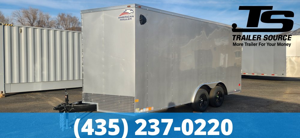 8.5x16 American Hauler Arrow Deluxe Enclosed Cargo Trailer - 7'0" Interior - 7K GVWR