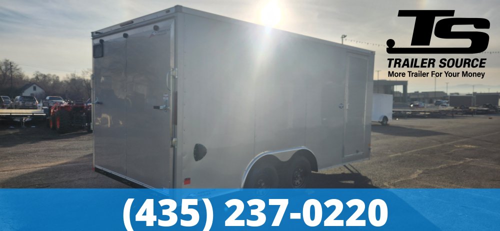 8.5x16 American Hauler Arrow Deluxe Enclosed Cargo Trailer - 7'0" Interior - 7K GVWR