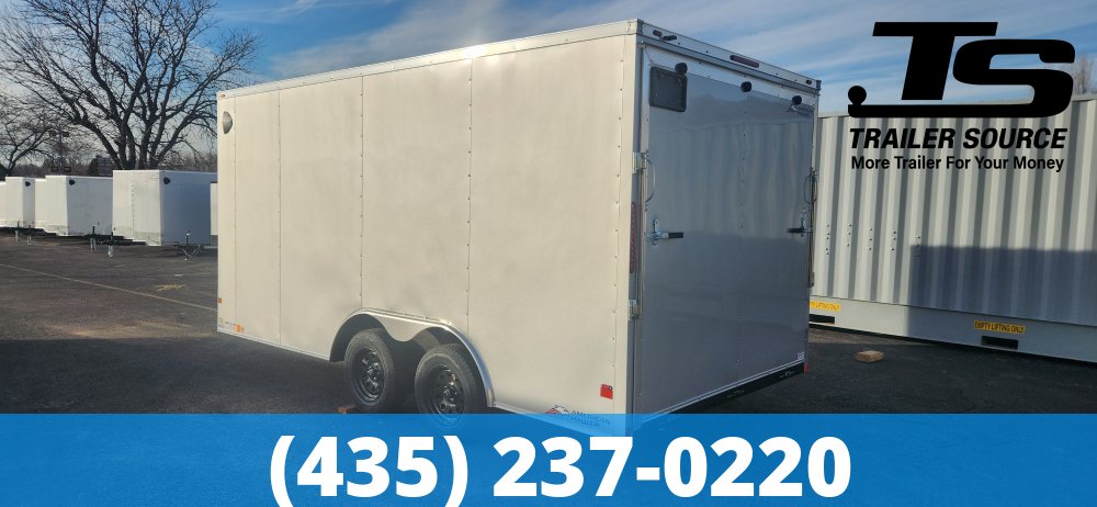 8.5x16 American Hauler Arrow Deluxe Enclosed Cargo Trailer - 7'0" Interior - 7K GVWR