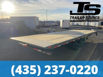 8.5x24 Diamond C DET 208 Deckover Tilt Trailer - 18K GVWR -