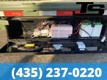 8.5x24 Diamond C DET 208 Deckover Tilt Trailer - 18K GVWR -