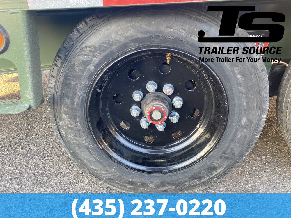 8.5x24 Diamond C DET 208 Deckover Tilt Trailer - 18K GVWR -