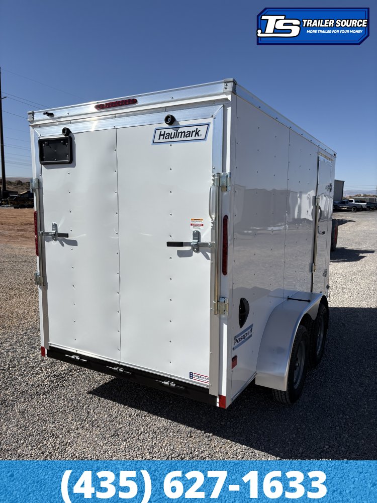 6x12 Haulmark Passport Enclosed Cargo Trailer - 6'6" Interior - 7K GVWR -