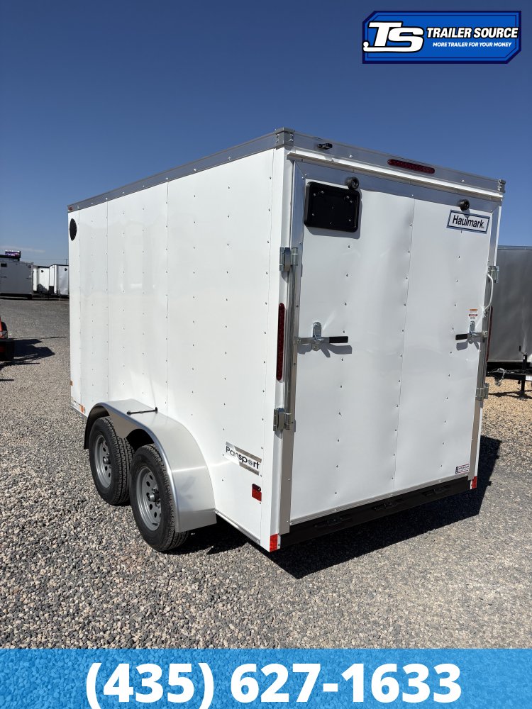6x12 Haulmark Passport Enclosed Cargo Trailer - 6'6" Interior - 7K GVWR -