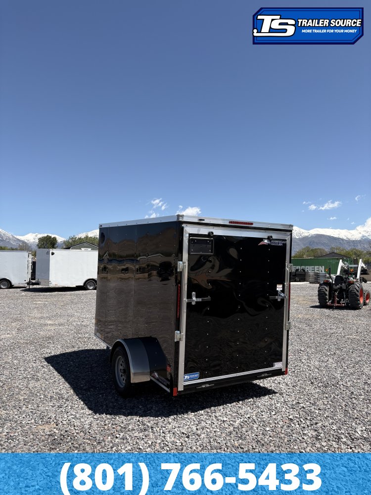 6x10 American Hauler Arrow Enclosed Cargo Trailer - 6'6" Interior - 3.5K GVWR - Ramp Door