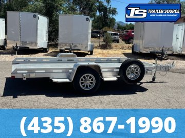 6.5x12 Aluma  Utility Trailer - 3.5K GVWR - Alloy Wheels, Spare Tire