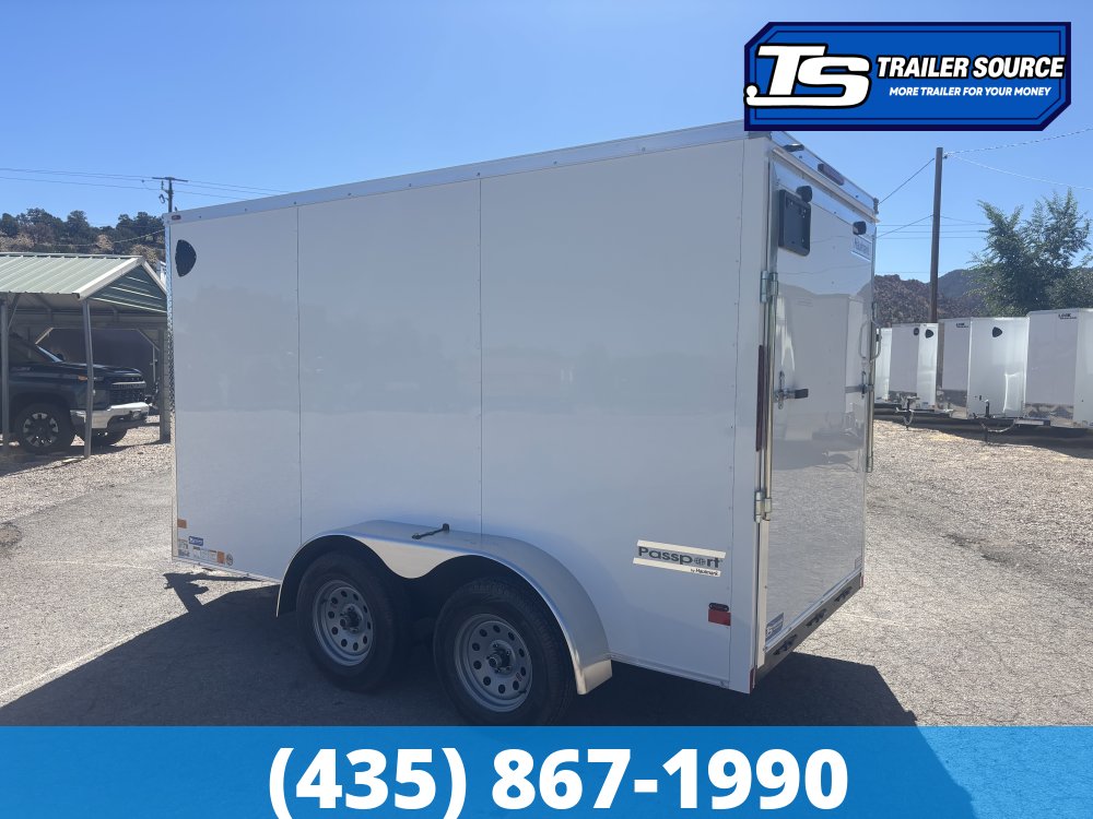 6x12 Haulmark Passport Enclosed Cargo Trailer - 6'6" Interior - 7K GVWR - .080 PolyCor