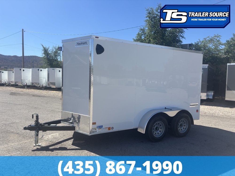 6x12 Haulmark Passport Enclosed Cargo Trailer - 6'6" Interior - 7K GVWR - .080 PolyCor