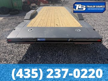 8.5x20 Diamond C GTF 206 Flatbed Car Hauler Trailer - 10K GVWR - Wide Body w/ Drive Over Fenders