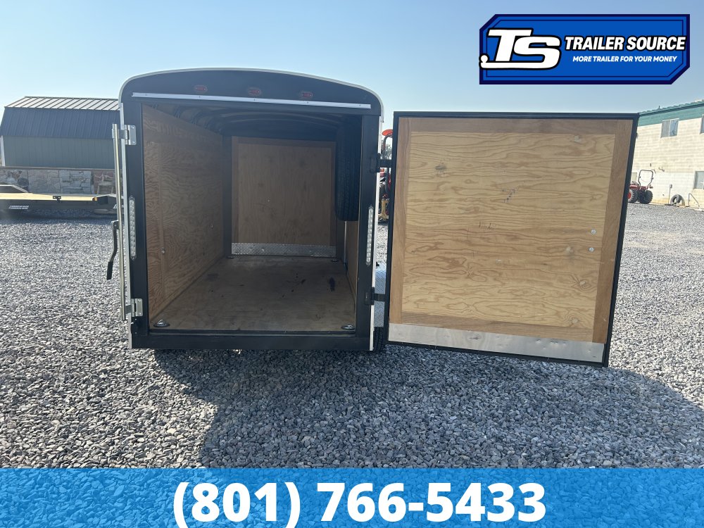 5x10 Interstate ENCLOSED Enclosed Cargo Trailer - 3.5K GVWR - Rear Swing Door, Side Door