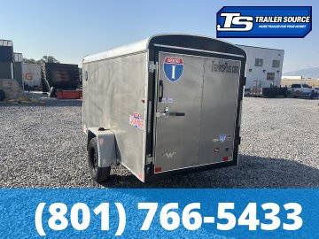5x10 Interstate ENCLOSED Enclosed Cargo Trailer - 3.5K GVWR - Rear Swing Door, Side Door