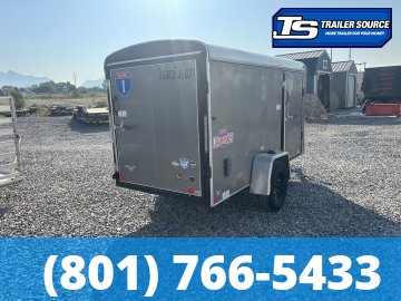 5x10 Interstate ENCLOSED Enclosed Cargo Trailer - 3.5K GVWR - Rear Swing Door, Side Door