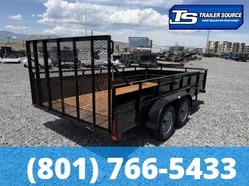 7x14 Echo ELS-14-15T Landscape Utility Trailer - 7K GVWR -