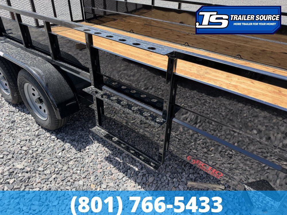7x14 Echo ELS-14-15T Landscape Utility Trailer - 7K GVWR -