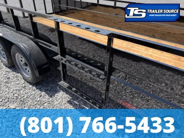 7x14 Echo ELS-14-15T Landscape Utility Trailer - 7K GVWR -