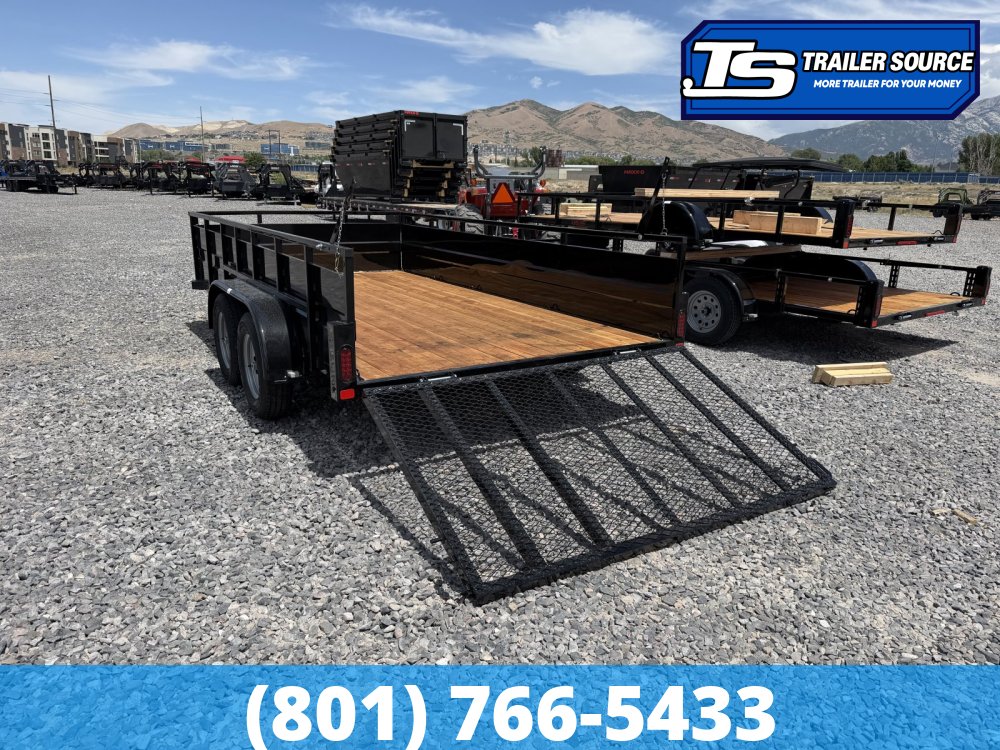 7x14 Echo ELS-14-15T Landscape Utility Trailer - 7K GVWR -