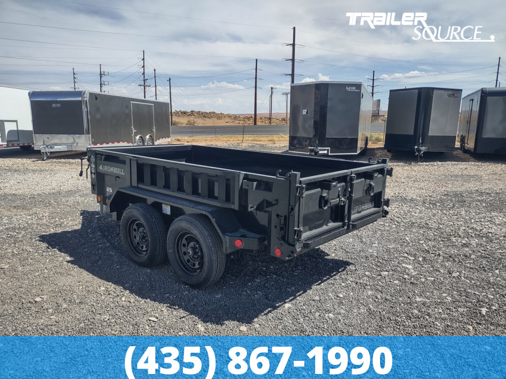 5x10 Iron Bull DTB 18" Sides 7K Dump Trailer