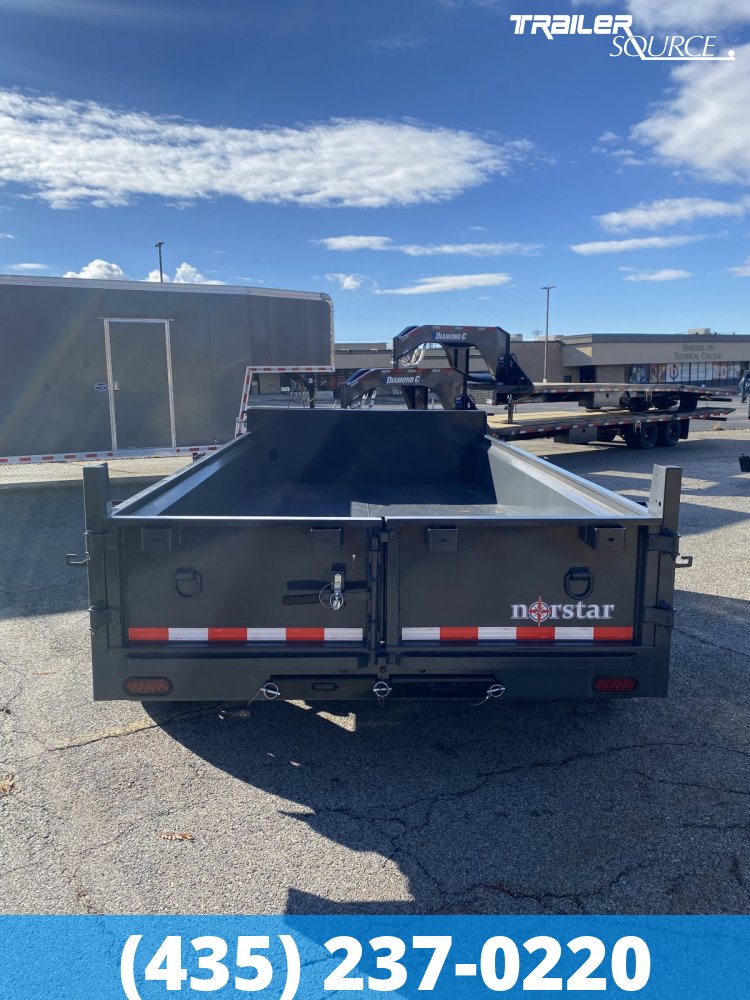 7x14 Norstar Iron Bull DCB 20" Sides 14K Dump Trailer