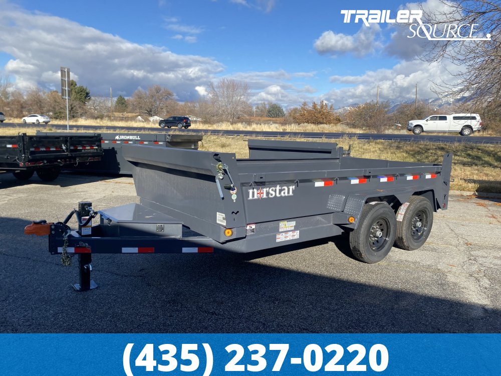 7x14 Norstar Iron Bull DCB 20" Sides 14K Dump Trailer