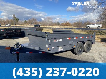 7x14 Norstar Iron Bull DCB 20" Sides 14K Dump Trailer