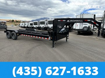 7x20 Iron Bull DBG Gooseneck Roll Off Dumpster 16K Utility