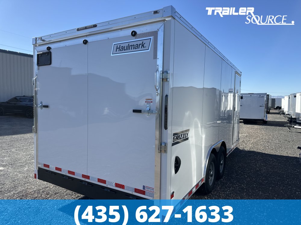 8.5x18 Haulmark Grizzly HD Commericial Duty 7'0" Interior 12K Tandem Axle Enclosed Cargo