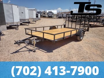 7x14 Echo EA-14-15 Single Axle Utility