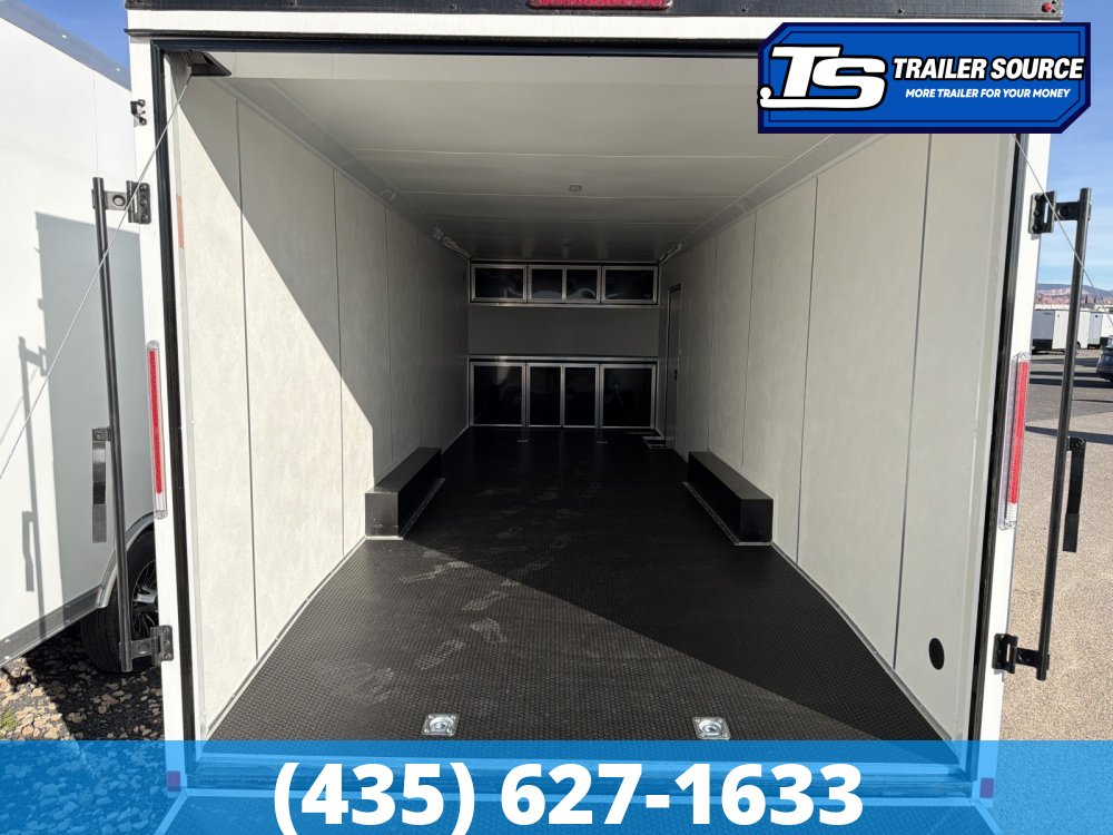 8.5x26 Look Element SE Enclosed Cargo Trailer - 7'0" Interior - 10K GVWR - Alloy Wheels, Black Out Package, Lower Cabinet, Rubber Coin Floor, Upper Cabinet, Vinyl Ceiling, Vinyl Wa