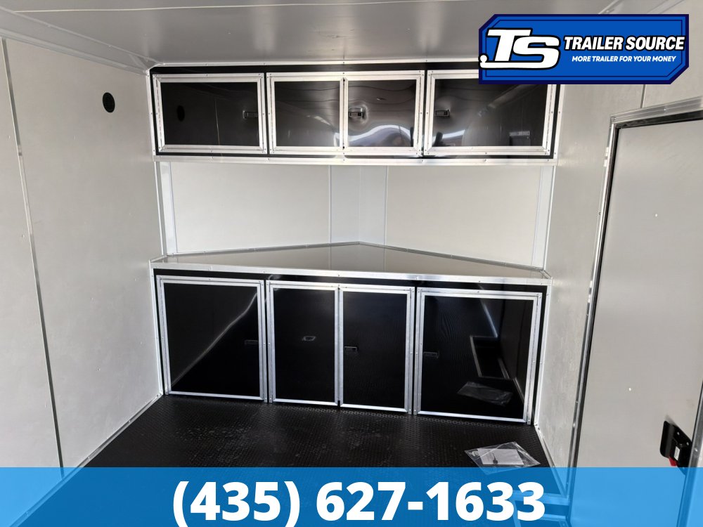 8.5x26 Look Element SE Enclosed Cargo Trailer - 7'0" Interior - 10K GVWR - Alloy Wheels, Black Out Package, Lower Cabinet, Rubber Coin Floor, Upper Cabinet, Vinyl Ceiling, Vinyl Wa