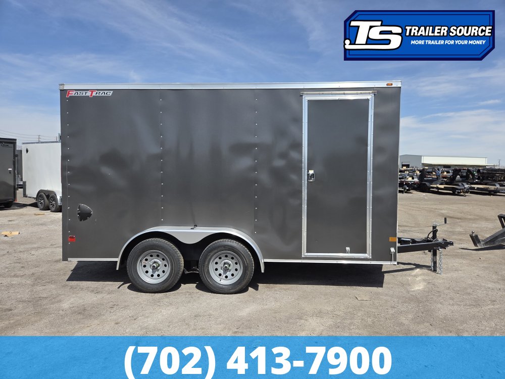 7x14 Wells Cargo Fast Trac Deluxe Enclosed Cargo Trailer - 7'0" Interior - 7K GVWR -