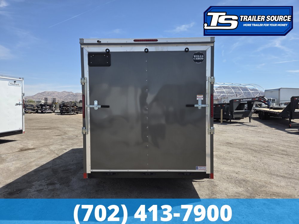 7x14 Wells Cargo Fast Trac Deluxe Enclosed Cargo Trailer - 7'0" Interior - 7K GVWR -