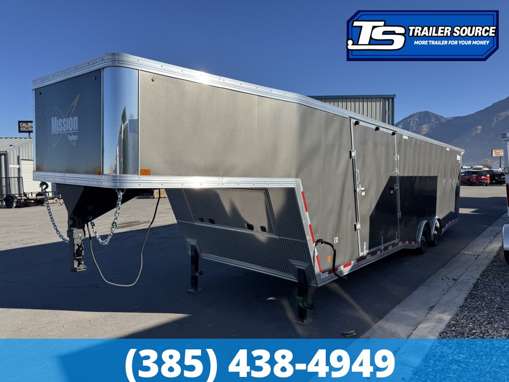 8.5x38 Alcom Aluminum All Sport Gooseneck Enclosed