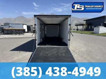 8.5x24 Alcom EZ Hauler Premium Aluminum Enclosed Car Hauler Trailer - 10K GVWR -