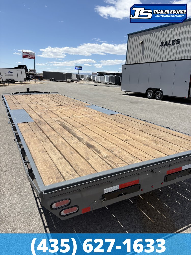 8.5x26 Diamond C DEC 208 Equipment Trailer - 18K GVWR - Hydraulic Jack(s)