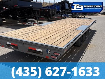 8.5x26 Diamond C DEC 208 Equipment Trailer - 18K GVWR - Hydraulic Jack(s)