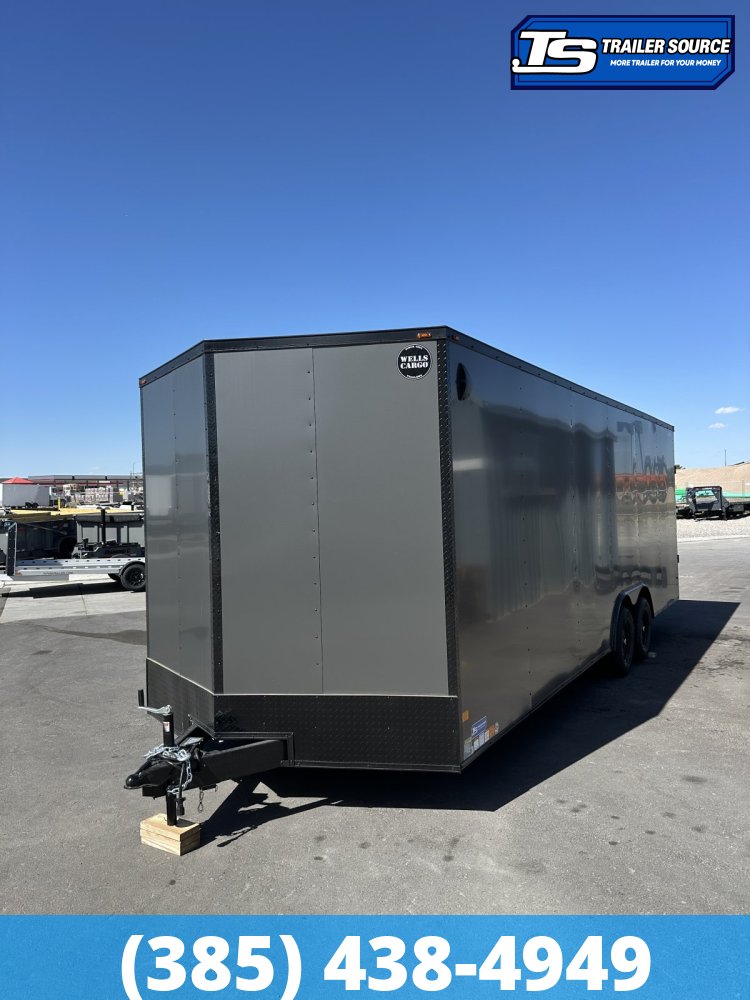 8.5x24 Wells Cargo Fast Trac Deluxe Enclosed Cargo