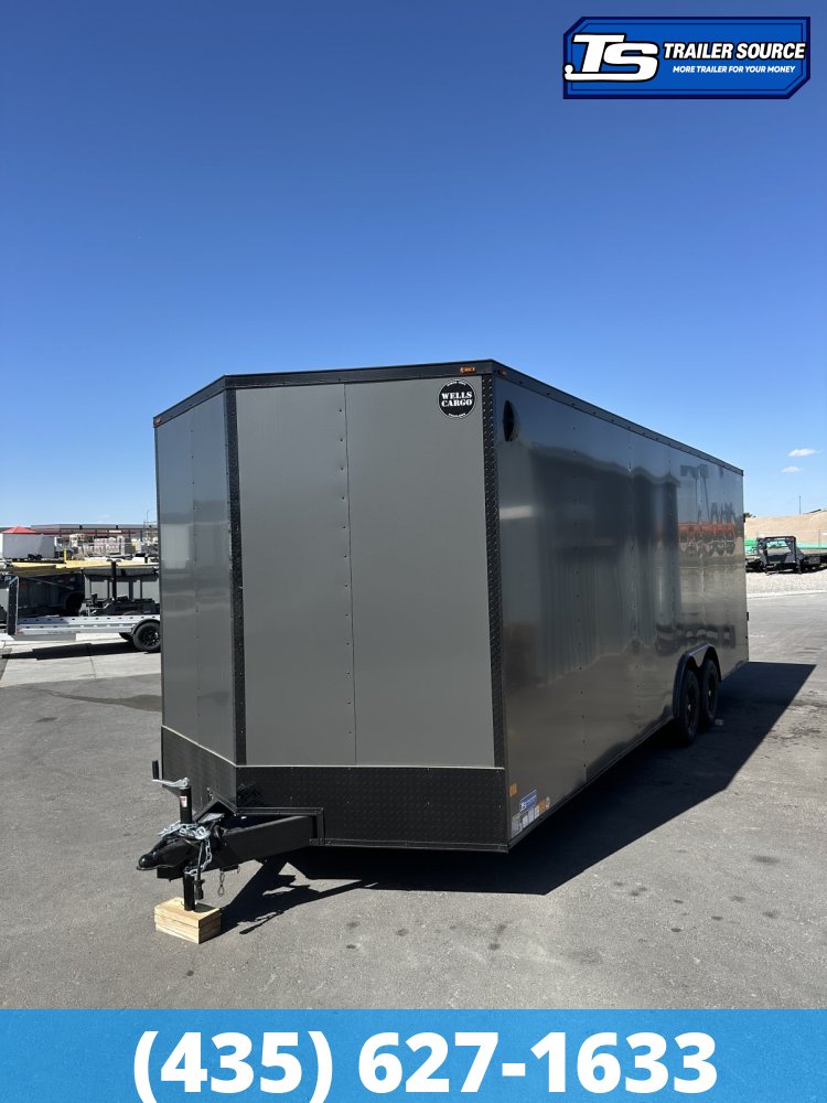8.5x24 Wells Cargo Fast Trac Deluxe Enclosed Cargo