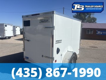 5x8 Haulmark Passport Enclosed Cargo Trailer - 5'6" Interior - 3.5K GVWR - .080 PolyCor, Rear Swing Door