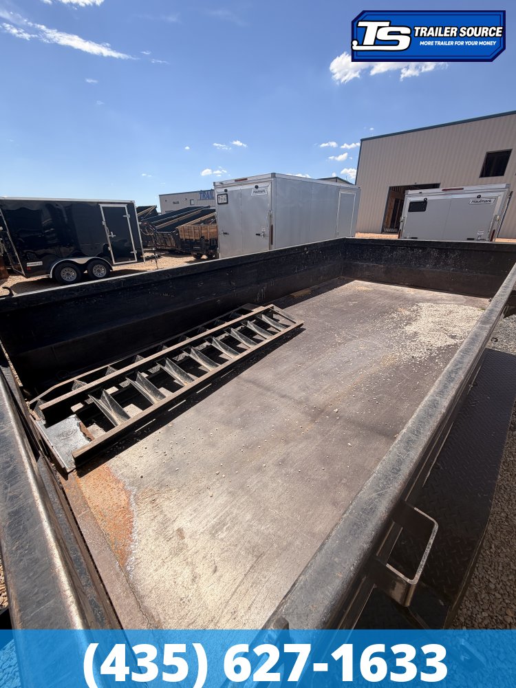 7x14 Iron Bull DWB Dump Trailer - 14K GVWR - 14 Ply Tires