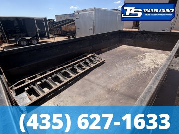 7x14 Iron Bull DWB Dump Trailer - 14K GVWR - 14 Ply Tires