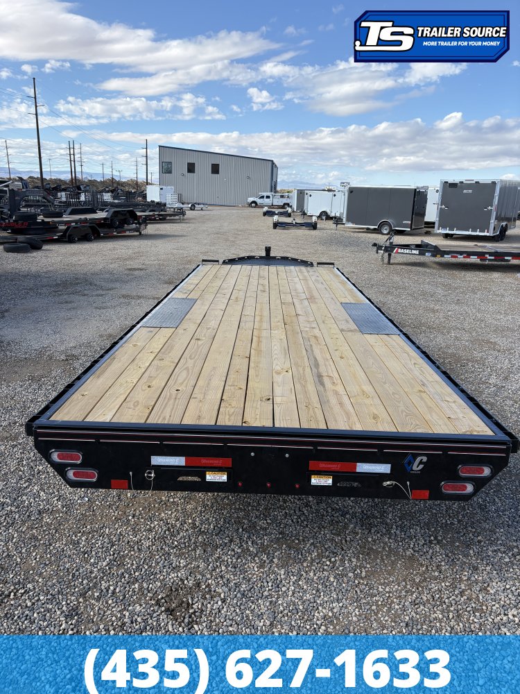 8.5x24 Diamond C DEC 207 Deckover Equipment Trailer - 15.5K GVWR -