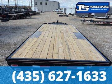 8.5x24 Diamond C DEC 207 Deckover Equipment Trailer - 15.5K GVWR -