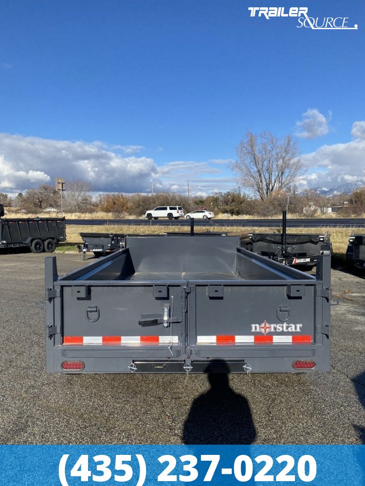 7x14 Norstar Iron Bull DCB 20" Sides 14K Dump Trailer