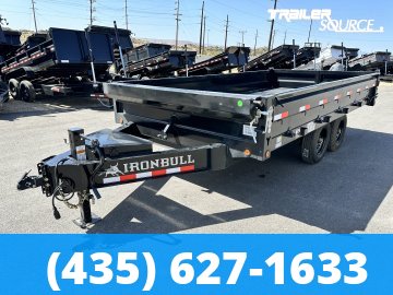 8.5x16 Iron Bull DDP 15K Dump Trailer