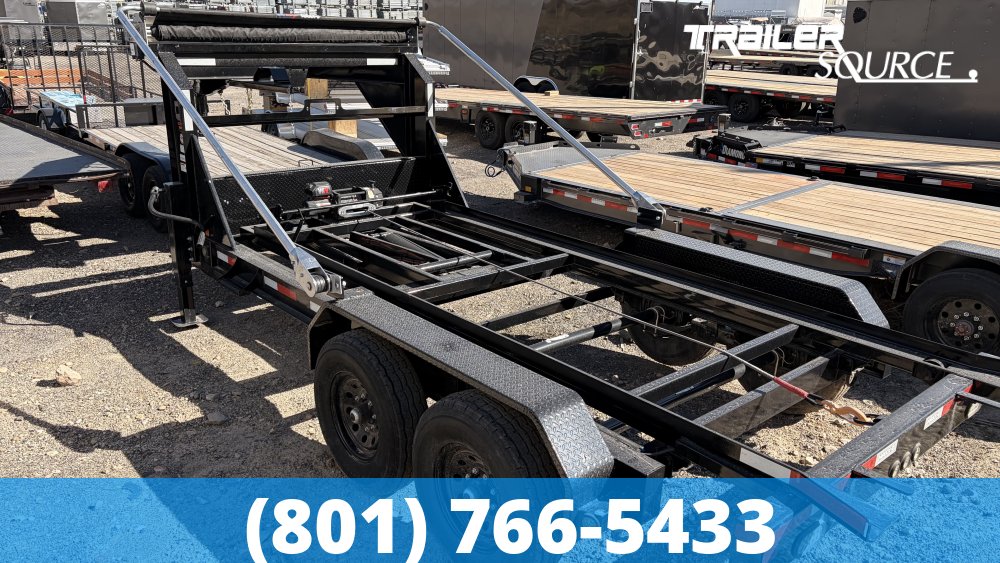 7x14 Maxx-D ROX Gooseneck Roll Off Dumpster Trailer 14K