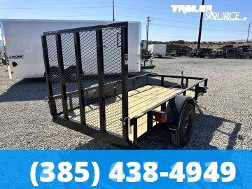 5x10 Top Hat Single Axle Utility