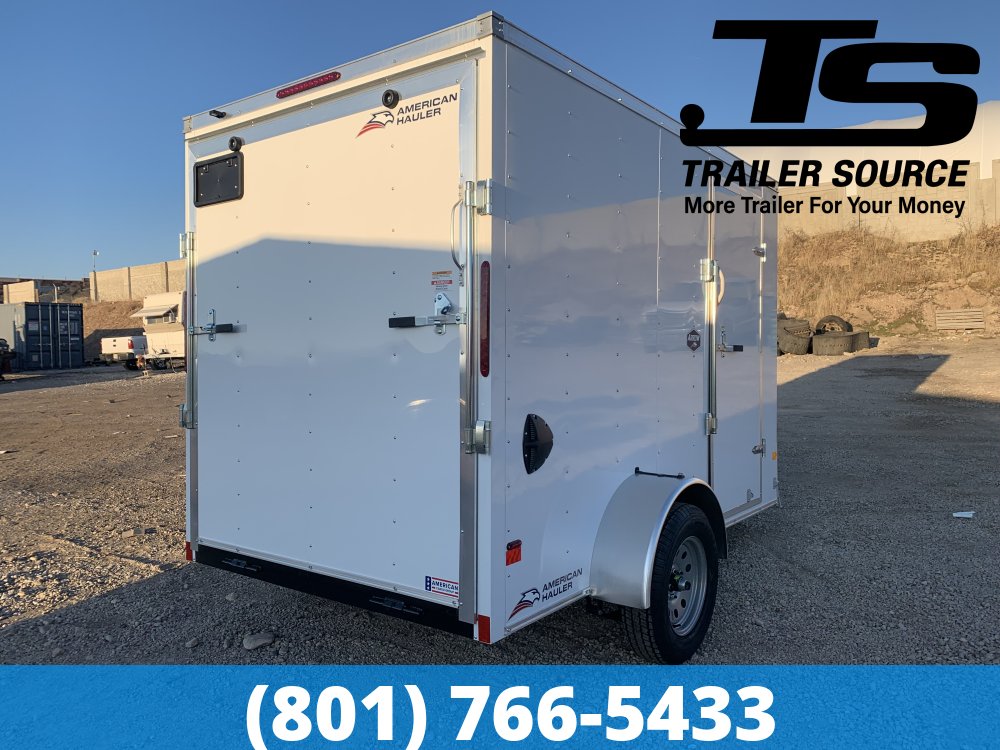 6x10 American Hauler Arrow Enclosed Cargo Trailer - 6'6" Interior - 3.5K GVWR