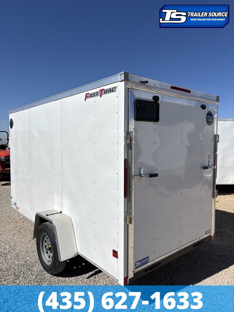 6x12 Wells Cargo FastTrac Enclosed Cargo Trailer - 6'6" Interior - 3.5K GVWR -