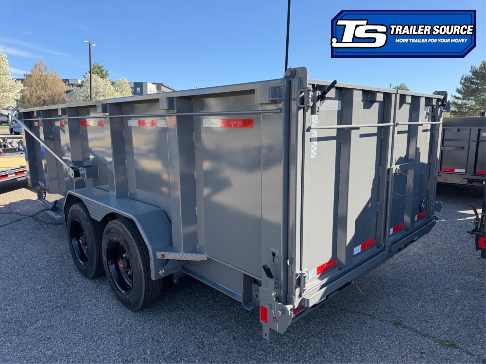 7x16 Diamond C LPT 208 Dump Trailer - 44" Sides - 18K GVWR - 18 Ply Tires, Hydraulic Jack(s)